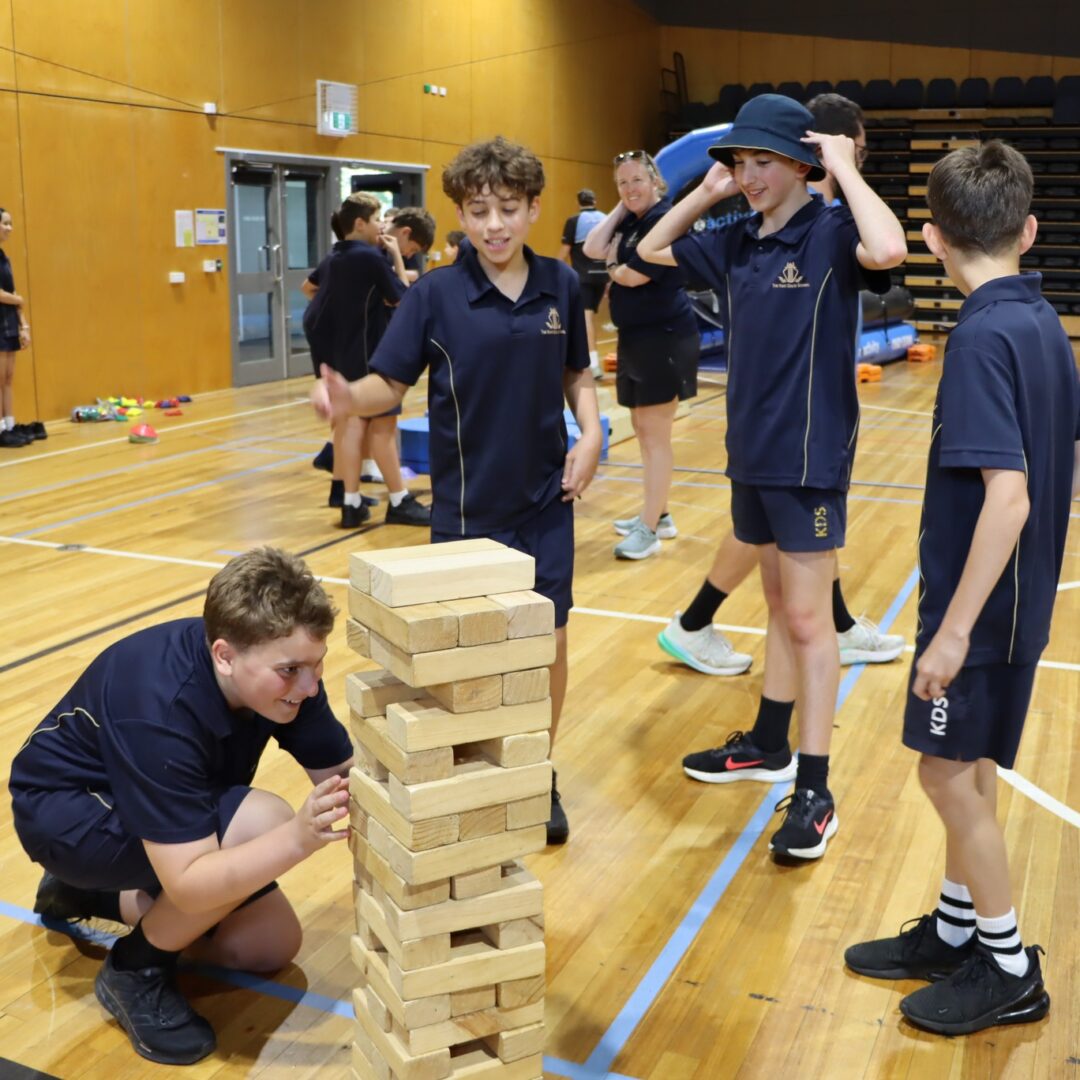 Giant Jenga - King David School